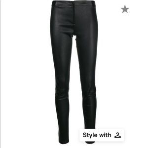 Alice+Olivia Skinny Leather Pant